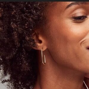 ellen silver geometric hoops